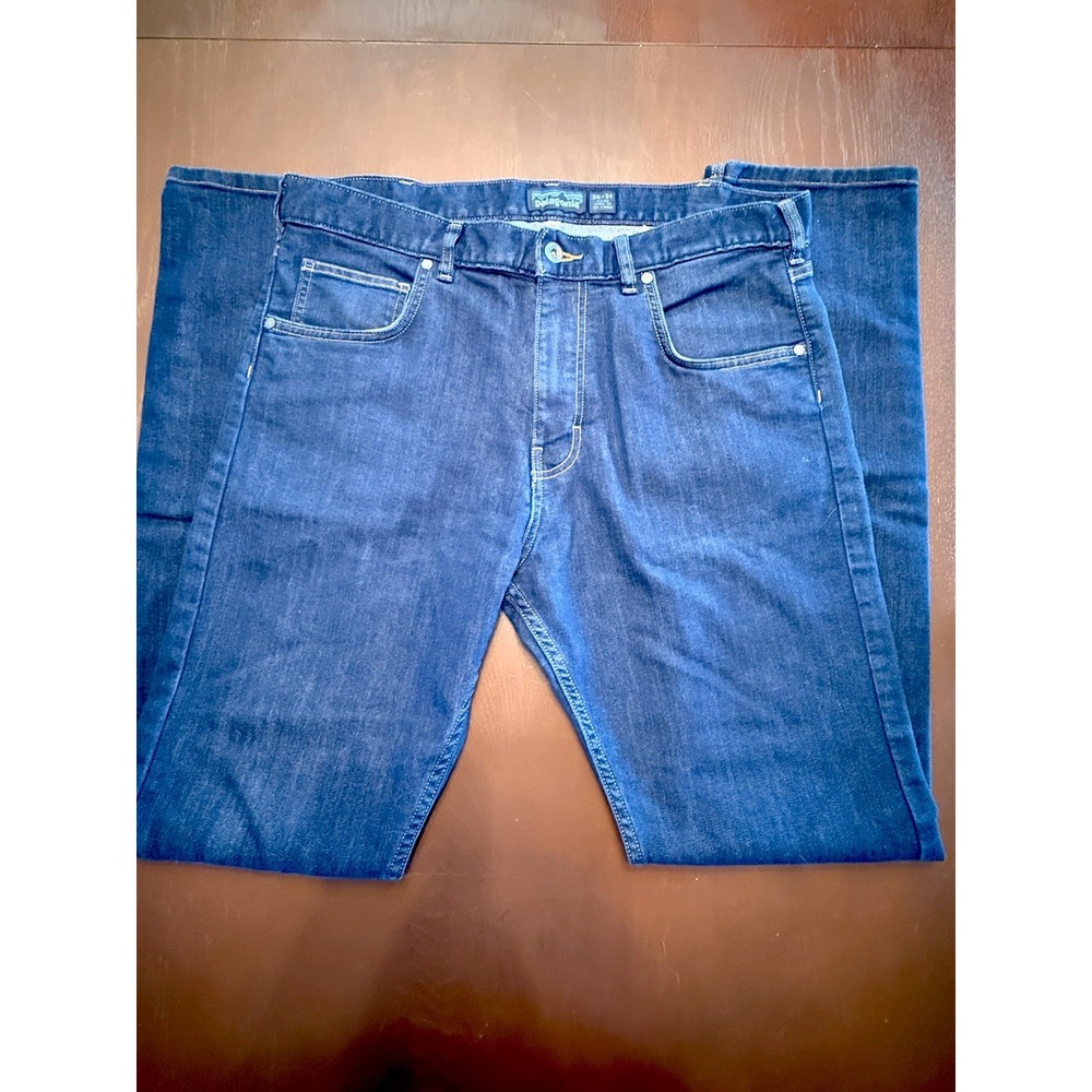 Patagonia Jeans Mens 36x32 Iron Clad Dark Wash Regular Straight Denim Pants